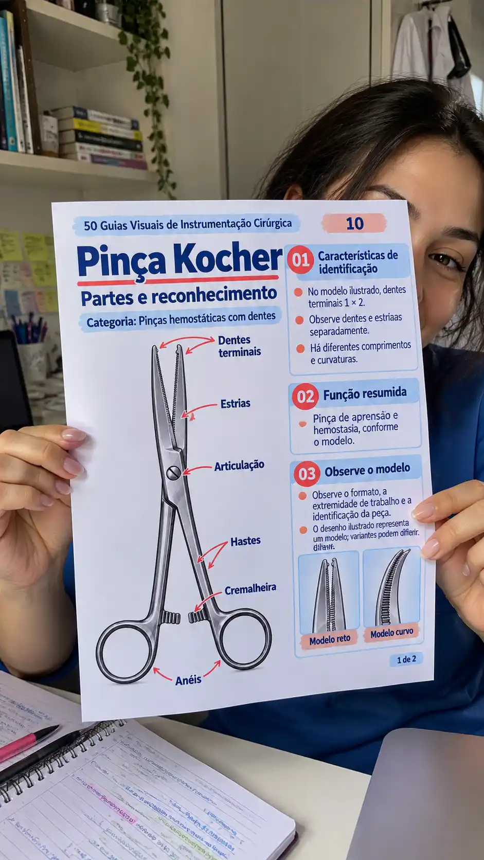 Estudo com os guias de instrumentação cirúrgica 4